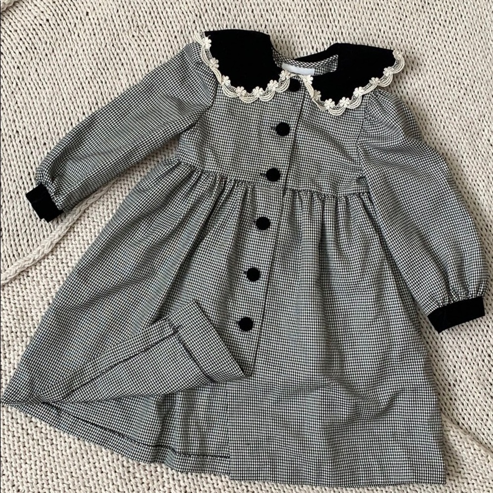 Vintage houndstooth dress